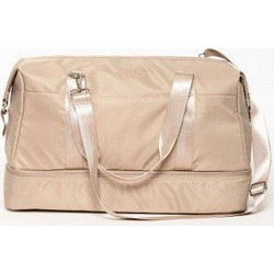 Γυναικεία travel bag μπεζ με ξεχωριστή θήκη παπουτσιών, Heavy Tools
