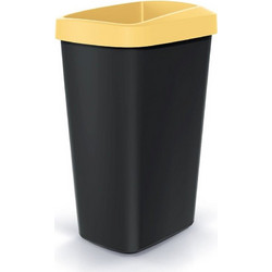 Keden κάδος απορριμμάτων Compacta Q κίτρινος/μαύρος 45lt NSBO45-1215C