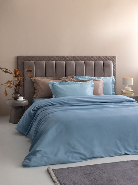 Μαξιλαροθήκες Σετ Posh Denim 300TC Satin Cotton Palamaiki (52x72) 2Τεμ