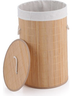 Καλάθι Απλύτων Bamboo Στρογγυλό 48L NoBA1315