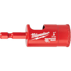Milwaukee 4932498349 - Ποτηροτρύπανο Διαμαντέ Υγρής/Ξηρής Κοπής με Διάμετρο 22mm 1/4"