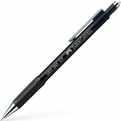 Μηχανικό Μολύβι Με Γόμα Μαύρο 0.7mm 1347 Faber-Castell