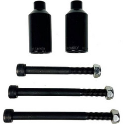 AO SCOOTERS Chromoly Peg Kit - Μαύρο