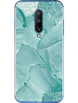 Silicon Marble Case Oneplus 7 Pro SM3 Green