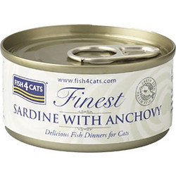 Fish4Cats Finest Adult with Sardine & Anchovy 70gr