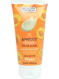 Beauty Formulas Apricot Revitalising Scrub Προσώπου 150ml