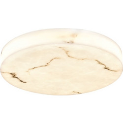 Inlight Φωτιστικό οροφής, LED 64W Alabaster & ritine, 7040 lm, 3CCT (by switch on base) D:80x6cm (42053-A)