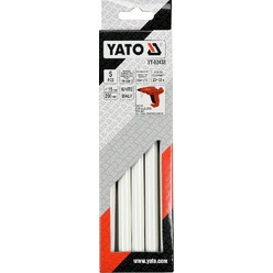 Θερμοκόλλα 5 τμχ λευκή 11,2mm YT-82438