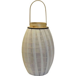 Φανάρι Bamboo 00.06.61031 20x28/40cm Natural-Ecru Bamboo