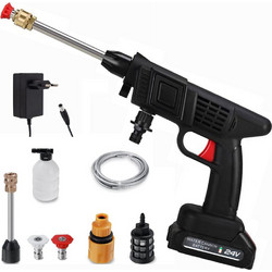 POWERMASTER PM-7728 Φορητό Πιεστικό Πλυστικό Μπαταρίας με Πίεση 30bar