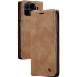 Θήκη Xiaomi 17T Pro Spacecase Wallet Πορτοφόλι - Light Brown (5905719142353)