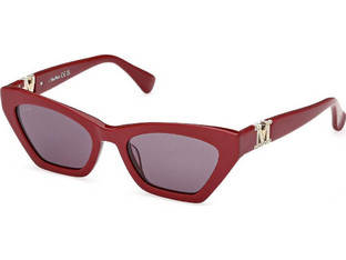 Max MM0057 69A Γυναικεία Γυαλιά Ηλίου Cat Eye Κοκάλινα Κόκκινο με Μωβ Φακό