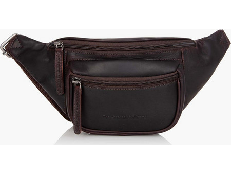 The Chesterfield Brand Τσαντάκι Μέσης Δερμάτινο Καφέ C23.000201