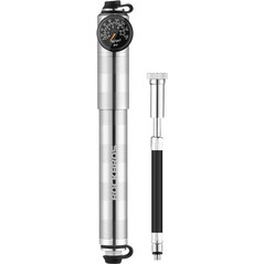 Rockbros HQ-67A-L03 Bicycle Pump with Pressure Gauge - Silver