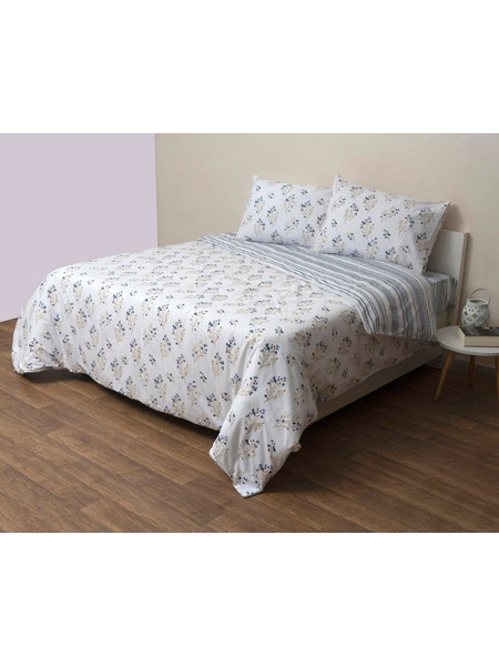 Κουβερλί Ημίδιπλο Σετ Fresh Βερονίκη Cotton Viopros (180x240) 2Τεμ