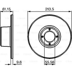 Delphi BG2081 - DELPHI ΔΙΣΚΟΠΛΑΚΕΣ 1τεμ