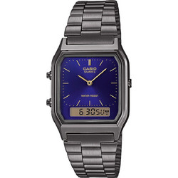 Casio Classic Ανδρικό Ρολόι Χρονογράφος με Γκρι Μεταλλικό Μπρασελέ AQ-230EGG-2AEF