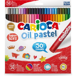Carioca - Σετ Λαδοπαστέλ Super Soft 50 Χρώματα 43286