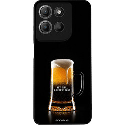 Sonique Motorola Moto G15 4G / Moto G15 Power / Moto G17 5G / Moto G17 Power 5G Θήκη με Σχέδιο «One Beer, Please»
