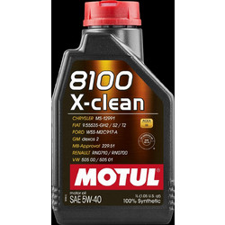 Motul 8100 X-Clean C3 Συνθετικό Λάδι Αυτοκινήτου 5W-40 1lt