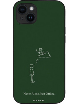Sonique Men's Edition Back Cover με Σχέδιο «Never Alone» (iPhone 14 Plus)