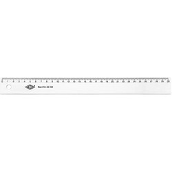 Wedo Γραμμή 30 Cm Πλαστικό Διαφανές Μοντέλο 5230