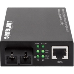 Intellinet Gigabit SC Multimode 550m Auto 508544 Media Converter