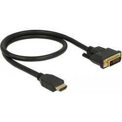 DeLock Cable DVI-I male - HDMI male 0.5m (85651)
