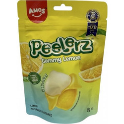 Amos Peelerz Gummy Lemon 65gr (AMOS025)