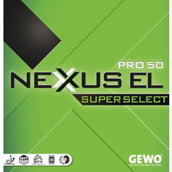 Λάστιχο Πινγκ-Πονγκ Gewo Nexxus EL Pro 50 Super Select - black