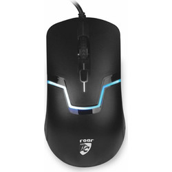Roar RR-0006 Ενσύρματο Gaming Ποντίκι RGB 1600 DPI Black