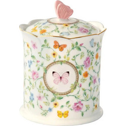 Easy Life Δοχείο Αποθήκευσης Πορσελάνης Dancing Butterflies 11x14cm 750ml Πολύχρωμο