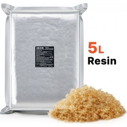 Αναπλήρωση Φίλτρου Ρητίνης Απιονισμένου Νερού VEVOR για Σύστημα Πλύσης Αυτοκινήτων Χωρίς Λεκέδες, Αναπλήρωση Φίλτρου Ρητίνης Μικτής Κλίνης 5L - Συμβατό με Επαναγεμιζόμενο Σύστημα Απιονισμένου Νερού γι