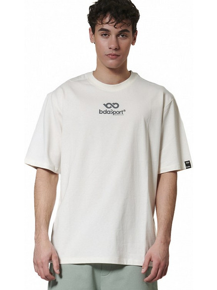 MEN'S HIGH-DENSITY LOGO T-SHIRT WHITE ALYSSUM