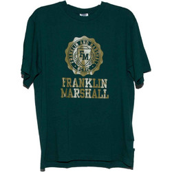 Franklin & Marshall Cotton T-Shirt Ανδρικό Κοντομάνικο Πράσινο (JM3014.1000P01-116)
