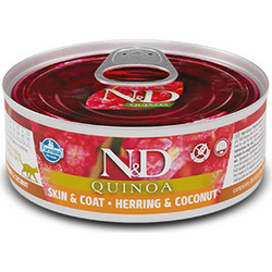 Farmina N&D Quinoa Grain Free Skin & Coat Adult with Herring 12x80gr