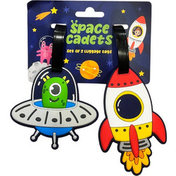 Puckator LUT46 Δύο Ετικέτες Βαλίτσας Space Cadets