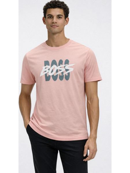 t-shirt BOSS Te Bass Λευκό