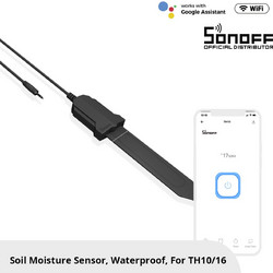 GloboStar(R) 80059 SONOFF MS01 - Smart Soil Moisture Sensor TH Sensor for TH10 & TH16 Models