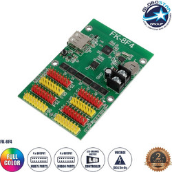 GLOBOSTAR(R) CARD-FK-8F4 90096 Κάρτα Εικόνας για Πολύχρωμες RGB LED Κυλιόμενες Ψηφιακές Επιγραφές/Οθόνες DC 5V IP20 - 4096x16/2048x32/1344x48/1024x64 Pixels - Μ9.5 x Π6.2 x Υ1.6cm