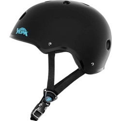 YEPA T-SHELL PRO HELMET CE HAWK - MATTE BLACK/TEAL