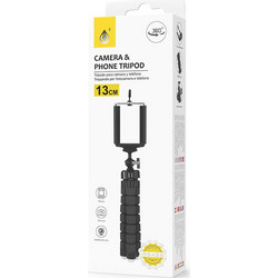 Μίνι τρίποδο One Plus R5439 , Πολλαπλών χρήσεων, 13cm , Μαύρο - 40130