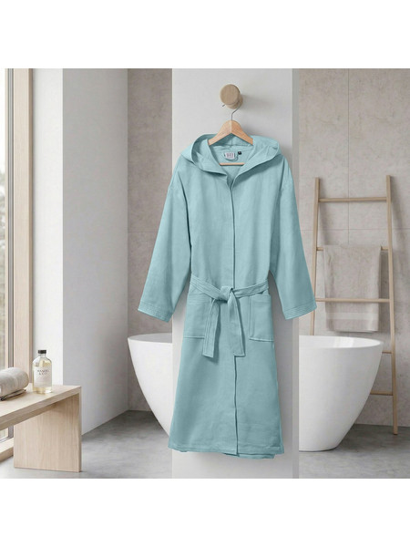 Beauty Home Μπουρνούζι Κολυμβητηρίου Microfiber με Κουκούλα Βεραμάν ART3475