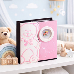 Παιδικό Άλμπουμ Little Angel Album Pink για 50 Φωτογραφίες Διαστάσεων 10x15cm Galifas 77002 - Galifas