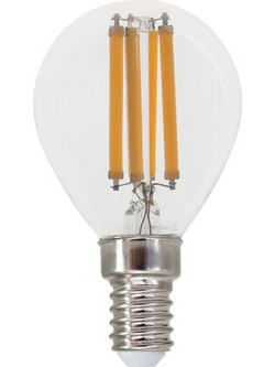FILAMENT LED 6W 2700K 230V AC 760LM RA80 30000HRS 360 1xE14 / BOVA6WW