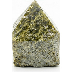 Gemstone Top Polished Points - Epidote A grade (approx 5-6 pieces)