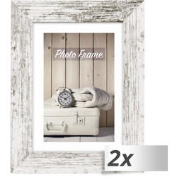 ZEP Nelson 6 white/br. 13x18 Wooden Frame 2x1
