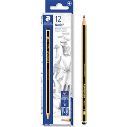 STAEDTLER STAEDTLER ξύλινο μολύβι Noris 120-1, εξάγωνο, B1, 12τμχ
