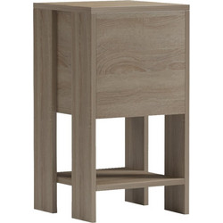 Κομοδίνο Reppo pakoworld sonoma 30x30x55εκ