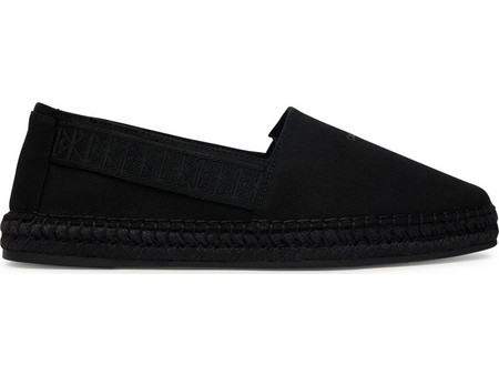 CALVIN KLEIN ΑΝΔΡΙΚΟ ESPADRILLE LOAFER WEBBING HM0HM02075, ΜΑΥΡΟ, Άνδρας